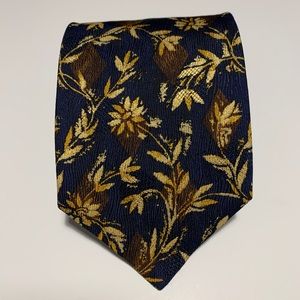 Ermenegildo zegna Floral silk neck tie diamonds